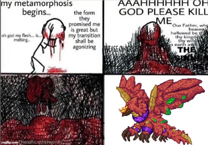 Metamorphosis blank | image tagged in metamorphosis blank | made w/ Imgflip meme maker