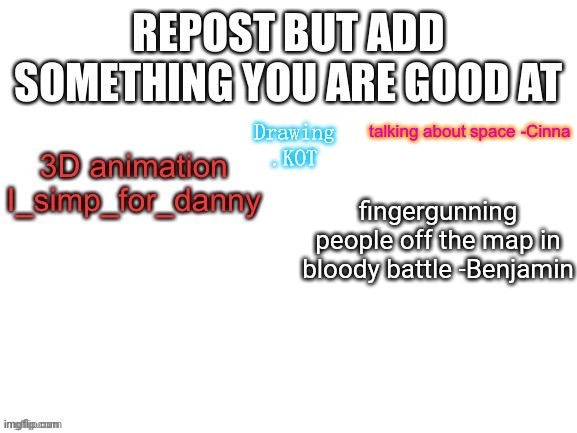 fingergunning people off the map in bloody battle -Benjamin | made w/ Imgflip meme maker