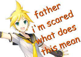 father i'm scared what does this mean Blank Meme Template