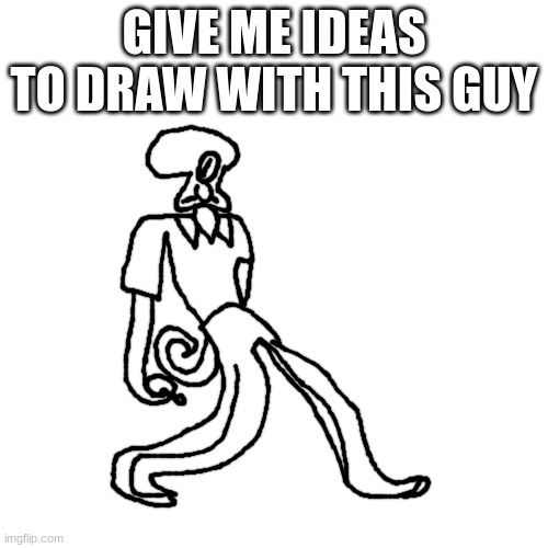 Cephaloclops | GIVE ME IDEAS TO DRAW WITH THIS GUY | image tagged in cephaloclops | made w/ Imgflip meme maker
