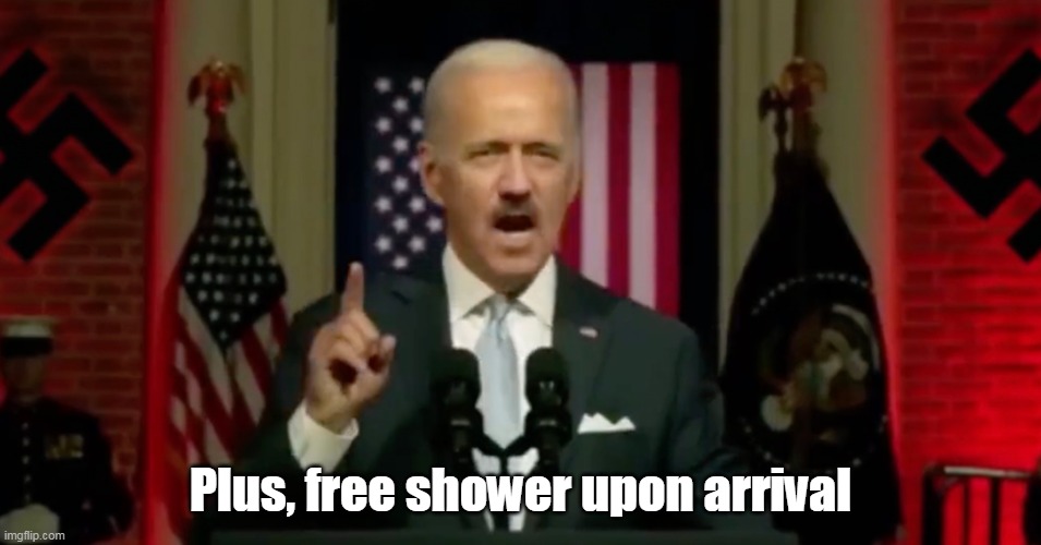 Plus, free shower upon arrival | made w/ Imgflip meme maker