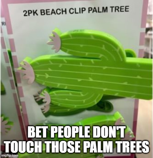 What Kind of Tree? | BET PEOPLE DON'T TOUCH THOSE PALM TREES | image tagged in you had one job | made w/ Imgflip meme maker