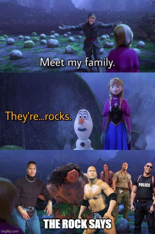 THE ROCK SAYS | made w/ Imgflip meme maker