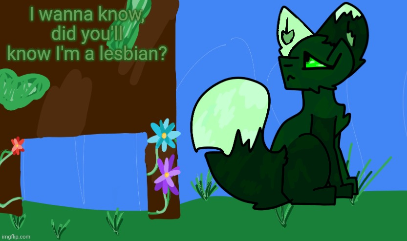 E | I wanna know, did y'all know I'm a lesbian? | image tagged in announcement | made w/ Imgflip meme maker