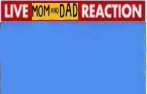 Live mom and dad reaction Blank Meme Template