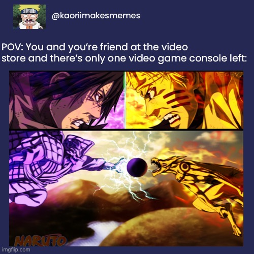 NarutoShippumemes naruto vs sasuke Memes & GIFs - Imgflip