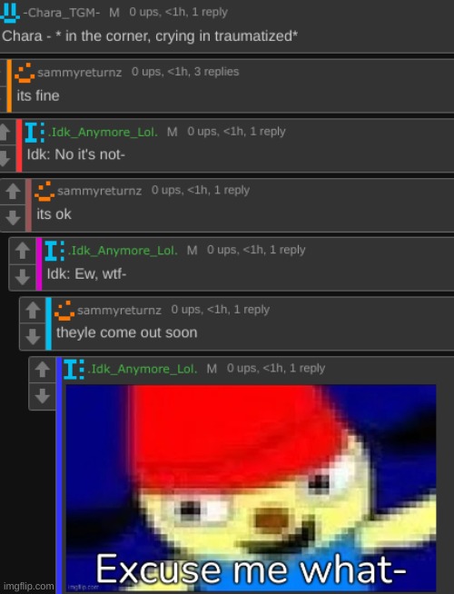 EW WTF- [Part 3 of the guitar picks thing-] | image tagged in idk,stuff,s o u p,carck | made w/ Imgflip meme maker