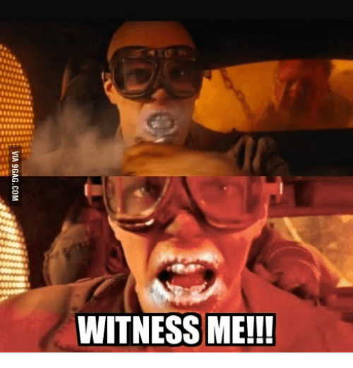 High Quality Witness Me Blank Meme Template