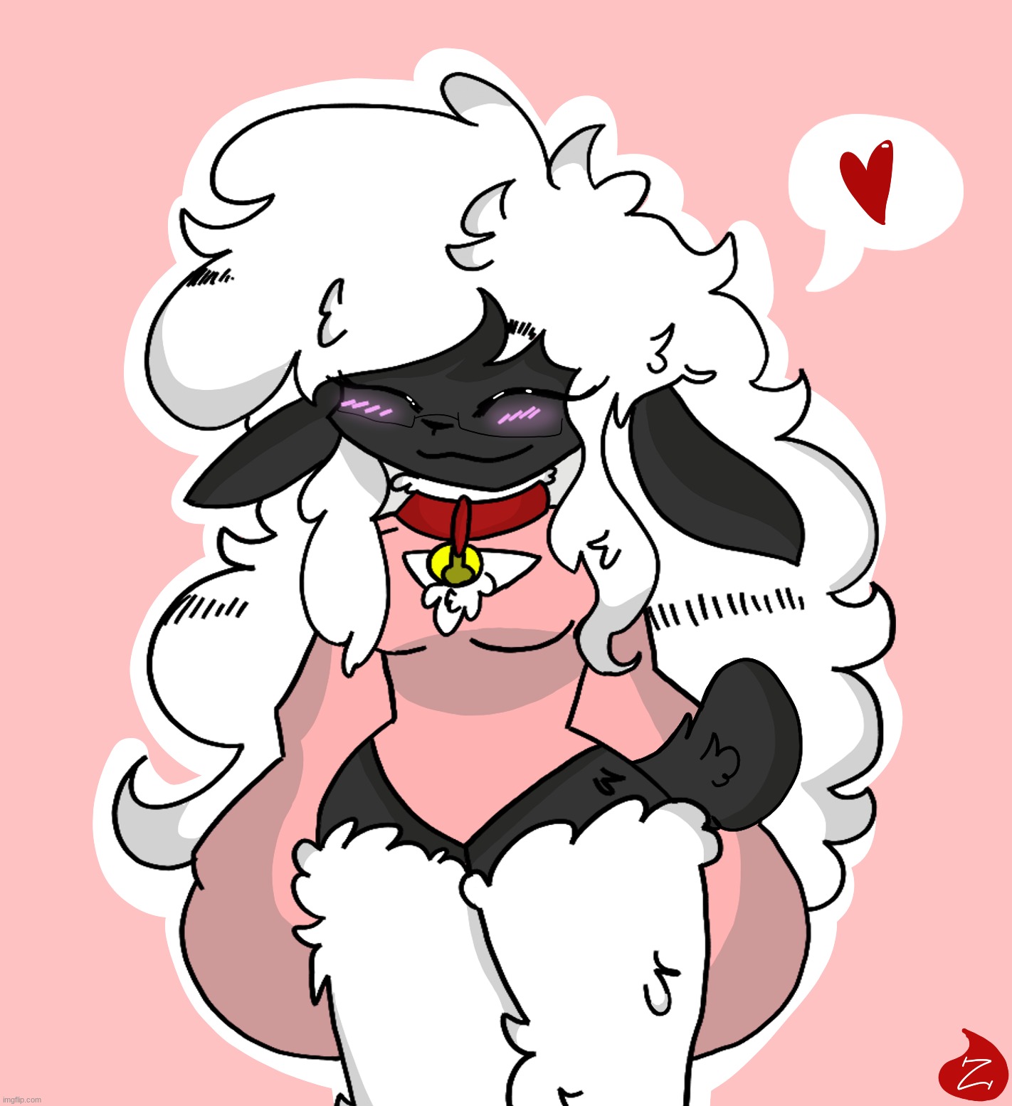 Lil  Skrunky Named Lamby for an AU Called Silent Sides | image tagged in lamby | made w/ Imgflip meme maker