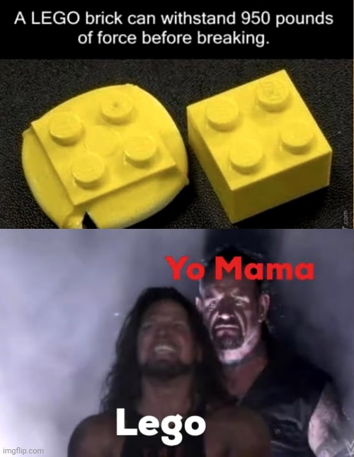 image tagged in lego,yo mama,funny,memes | made w/ Imgflip meme maker