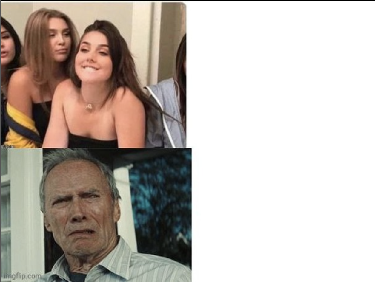 horny eastwood Blank Meme Template