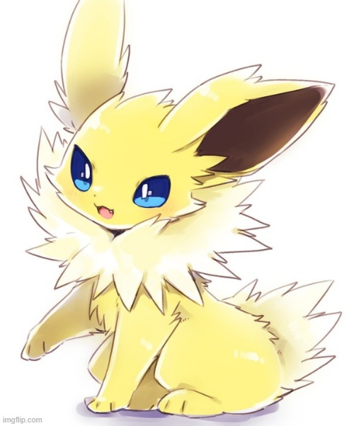 have some eyebleach from the other Jolteon post | image tagged in jolteon | made w/ Imgflip meme maker