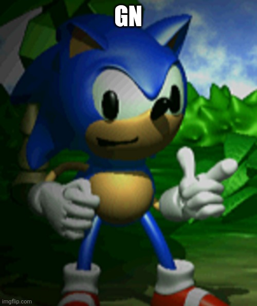 derpy sonic | GN | image tagged in derpy sonic | made w/ Imgflip meme maker