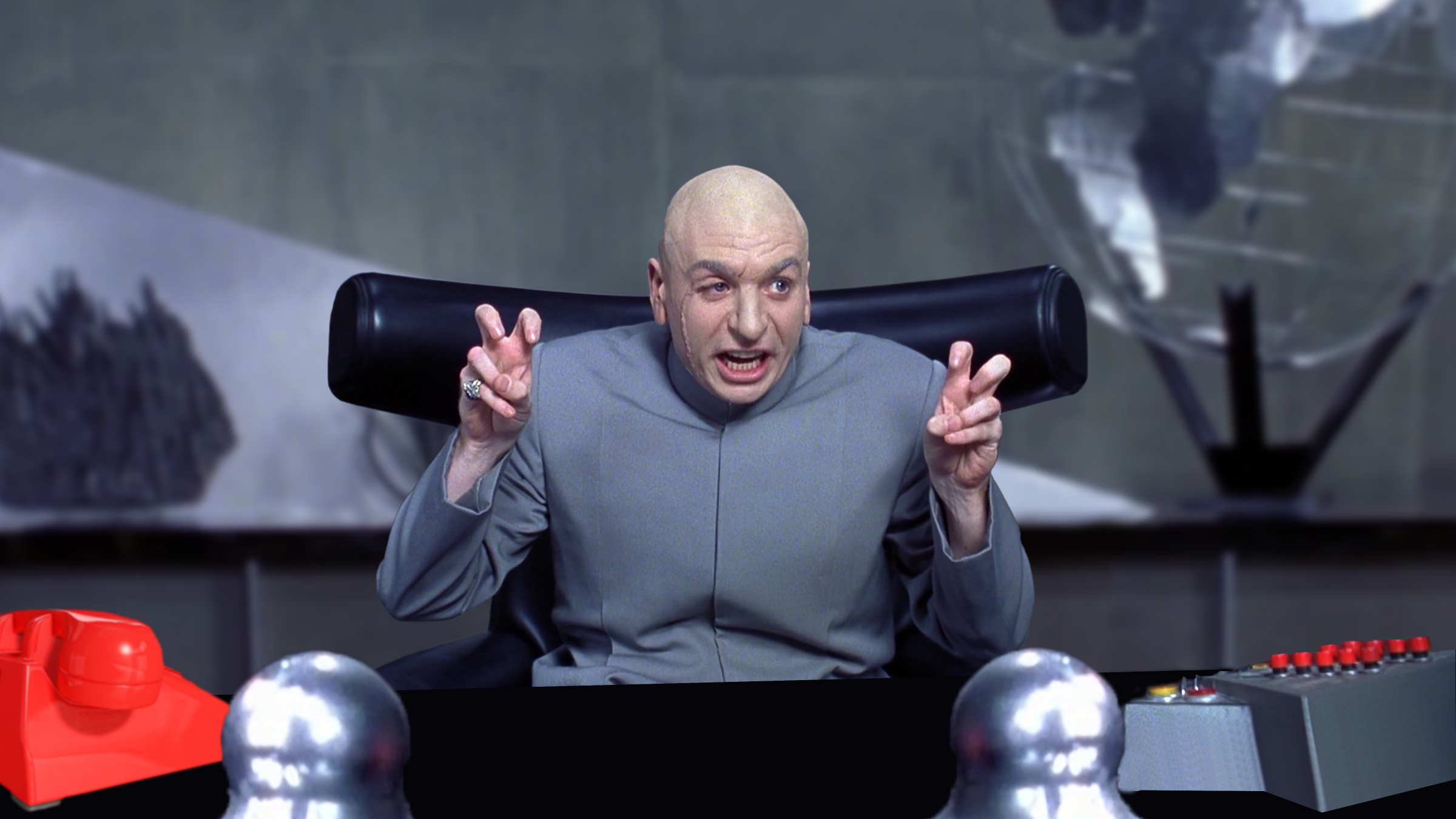 High Quality Dr Evil Air Quotes HD Widescreen Blank Meme Template