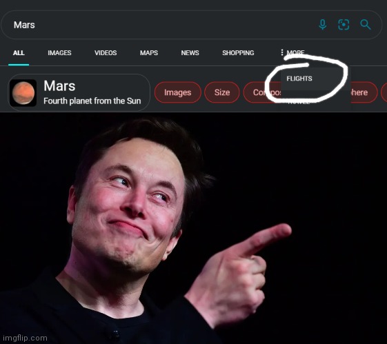 image tagged in elon musk pointing,sure,musk,mars,money | made w/ Imgflip meme maker