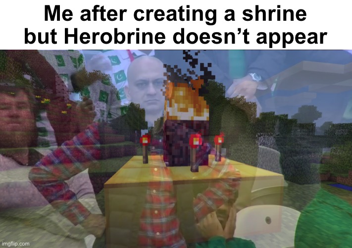 Me after creating a shrine but Herobrine doesn’t appear | image tagged in disappointed muhammad sarim akhtar,minecraft,herobrine,my dissapointment is immeasurable and my day is ruined | made w/ Imgflip meme maker