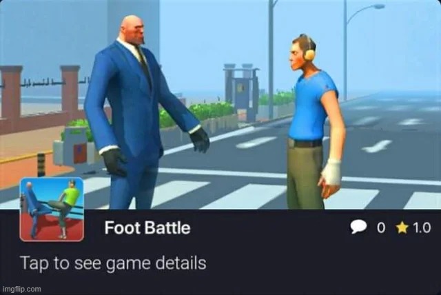 Foot Battle | made w/ Imgflip meme maker