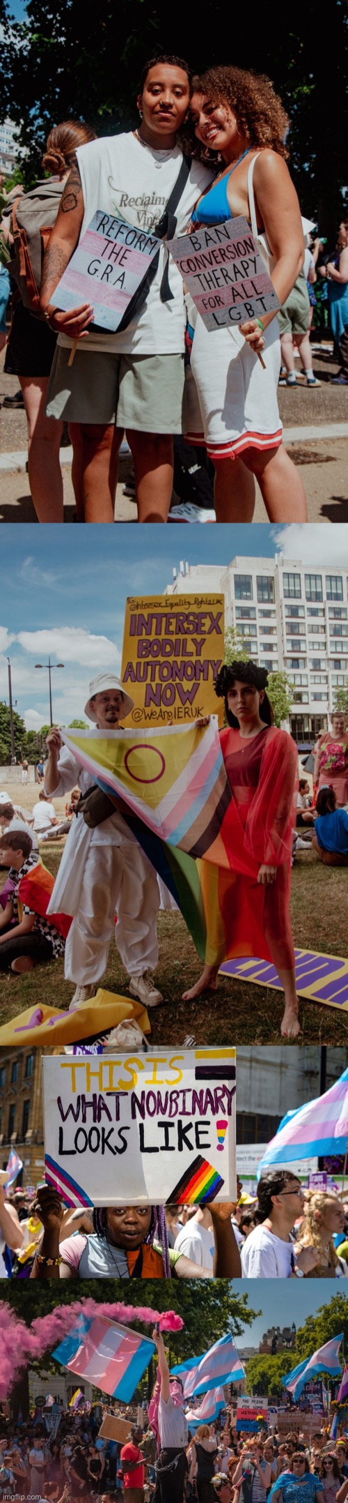 trans pride in london last july! | made w/ Imgflip meme maker