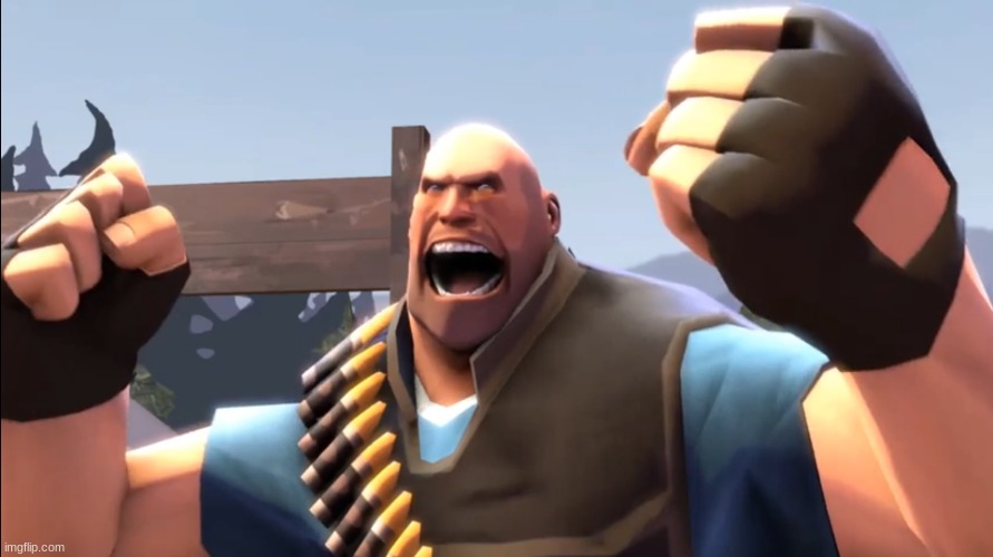 TF2 Battle Ready Heavy | image tagged in tf2 battle ready heavy | made w/ Imgflip meme maker