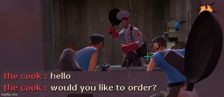 the cook | made w/ Imgflip meme maker