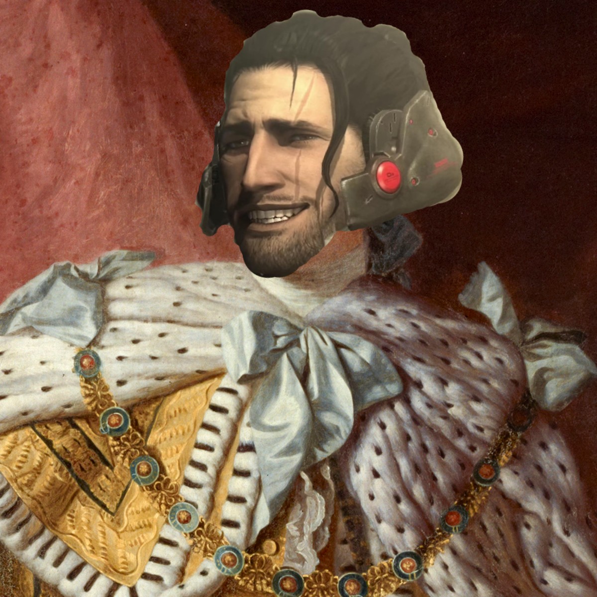 High Quality King Samuel Blank Meme Template