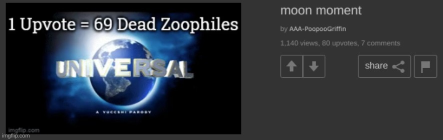 5520 zoophiles killed so far! (all jokes aside, thanks for the upvotes!) | image tagged in memes,funny,universal,upvotes,zoophile,dead | made w/ Imgflip meme maker