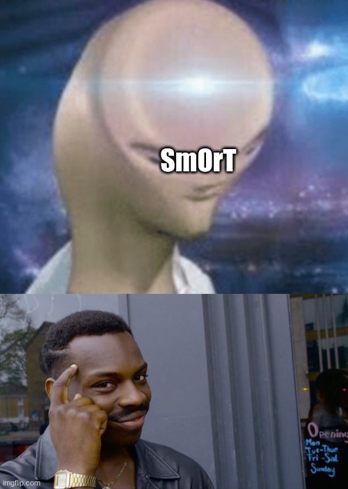 SmOrT | image tagged in memes,roll safe think about it | made w/ Imgflip meme maker