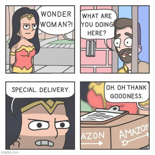 Ugh, Amazon | image tagged in comics | made w/ Imgflip meme maker