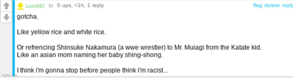 Help, I accidentally became racist | made w/ Imgflip meme maker