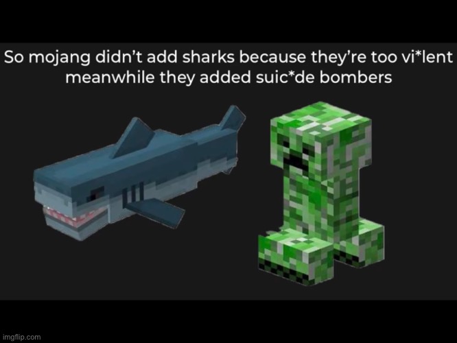Creepers better smh | image tagged in minecraft | made w/ Imgflip meme maker