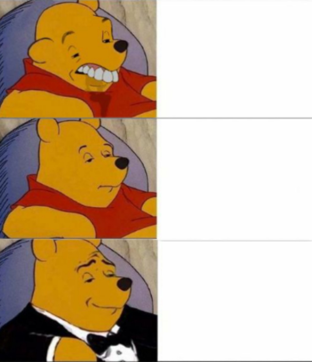 3 x Winnie the Pooh Blank Meme Template