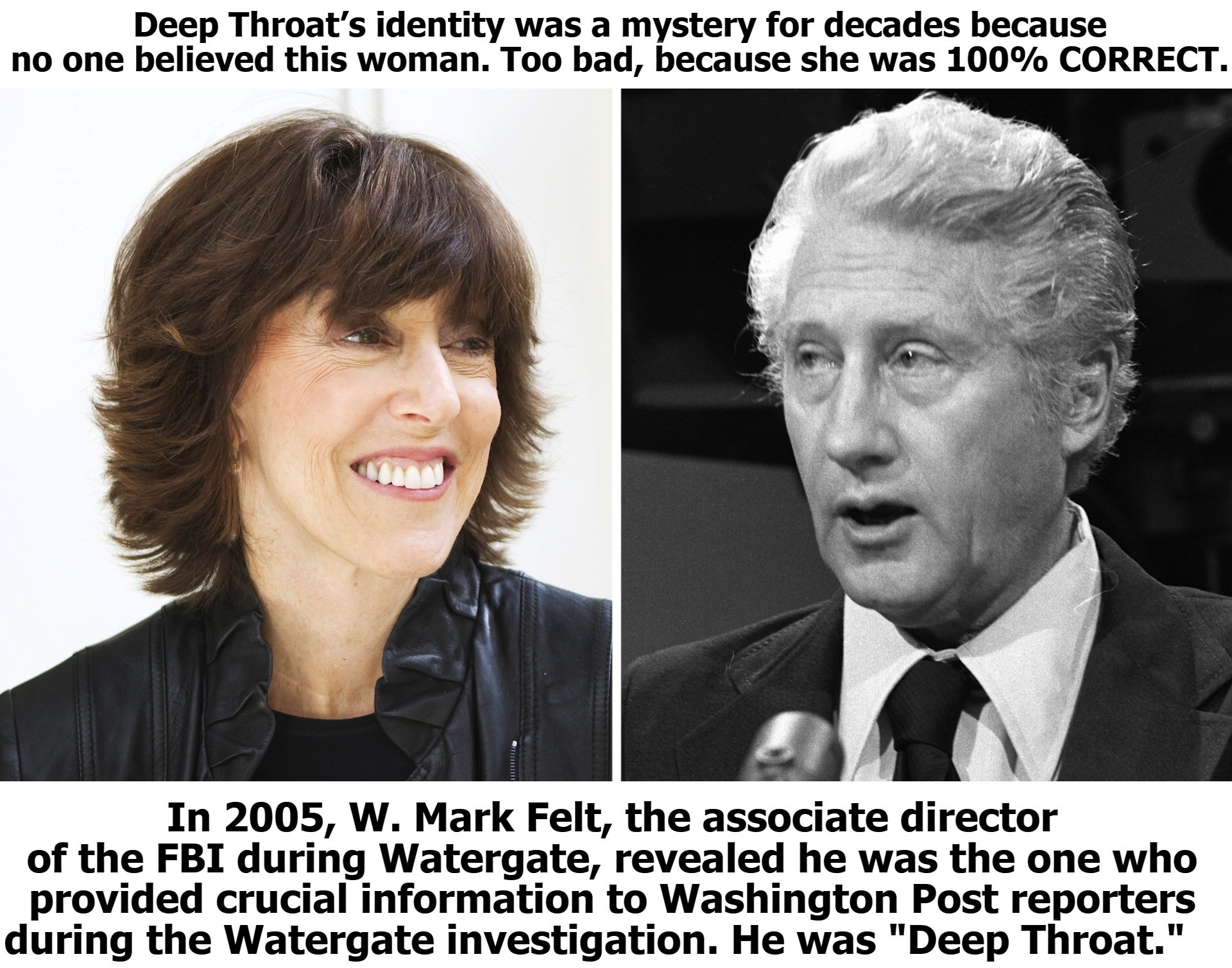 Remember "Deep Throat?" He was an FBI agent. The FBI has been CORRUPT since BEFORE Watergate! | image tagged in mark felt,government corruption,corrupt fbi,leaks,corruption,criminal minds | made w/ Imgflip meme maker