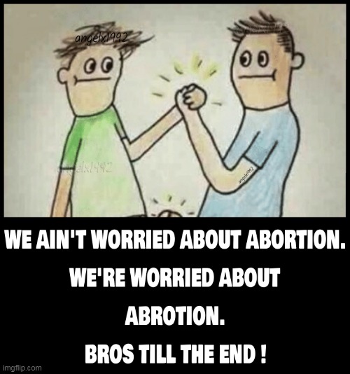 image tagged in bros,abortion,buddies,friends,bro,dudes | made w/ Imgflip meme maker