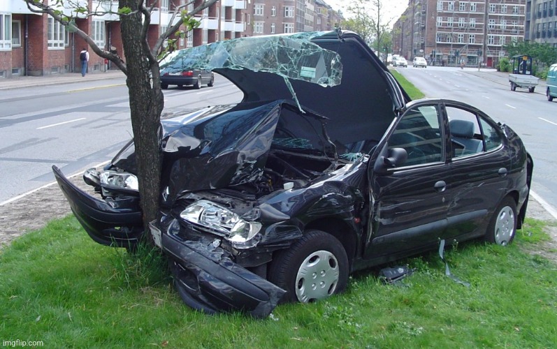 Car Crash | image tagged in car crash | made w/ Imgflip meme maker