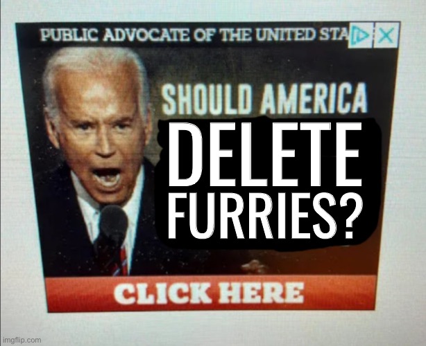 lol | DELETE; FURRIES? | image tagged in should america | made w/ Imgflip meme maker