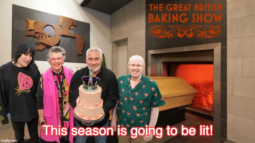 God Baked The Queen | This season is going to be lit! | image tagged in queen,gbbs,queen elizabeth | made w/ Imgflip meme maker