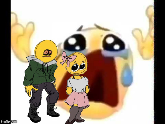 cursed crying emoji | image tagged in cursed crying emoji | made w/ Imgflip meme maker