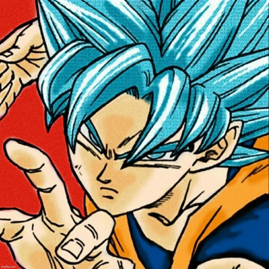 Goku SSB Icon | image tagged in manga,pfp,super saiyan blue,goku,dragon ball super | made w/ Imgflip meme maker