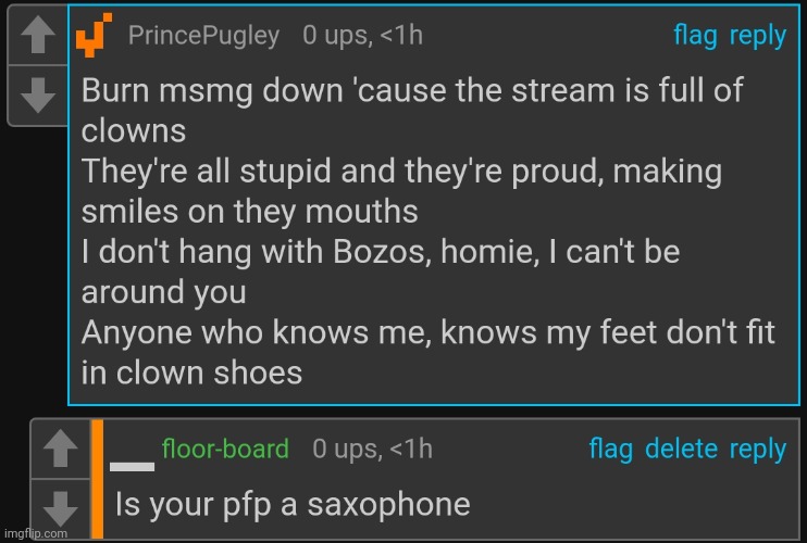 The only thing I got out of this conversation | made w/ Imgflip meme maker