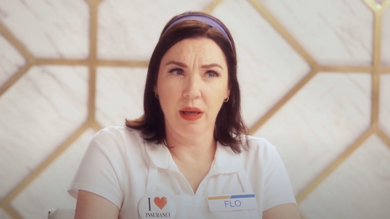 Flo from Progressive Blank Meme Template