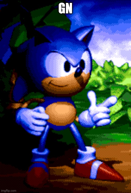 Regular Sonic | GN | image tagged in regular sonic | made w/ Imgflip meme maker