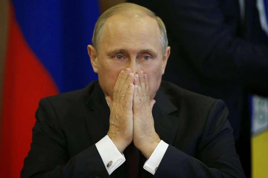 Putin worried Blank Meme Template
