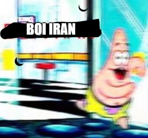 High Quality boi iran Blank Meme Template