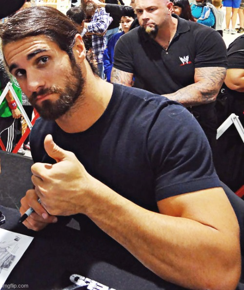 High Quality Seth Rollins thumbs up Blank Meme Template