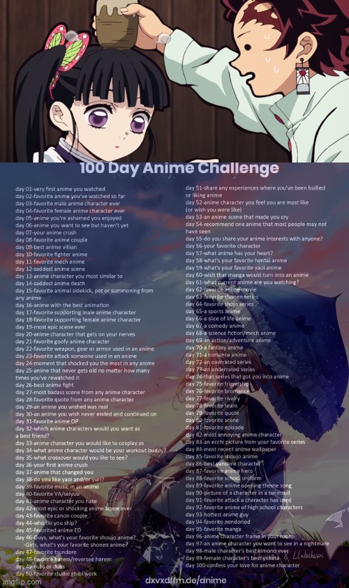 Day 8 | image tagged in 100 day anime challenge | made w/ Imgflip meme maker