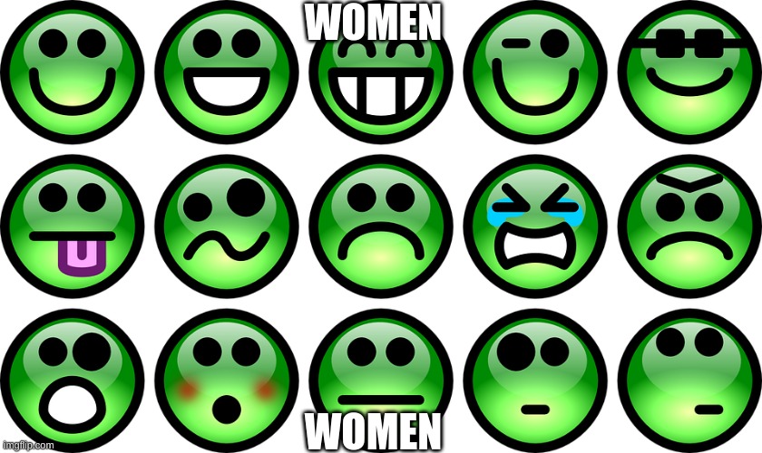 green people | WOMEN; WOMEN | image tagged in green people | made w/ Imgflip meme maker