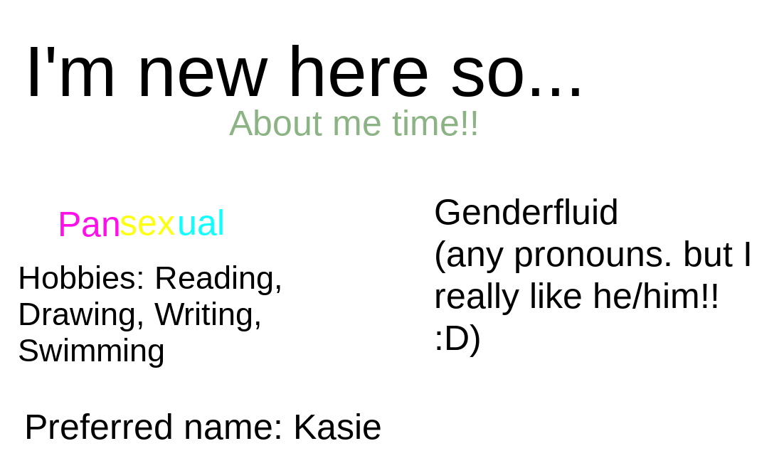 about me (erase my info and put yours) Blank Meme Template