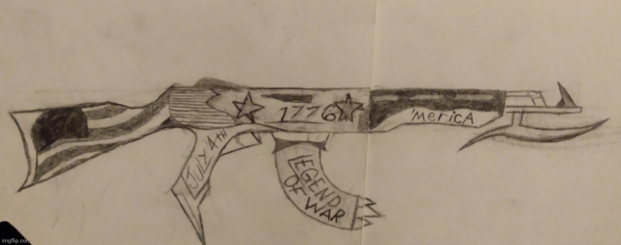 Gun for America | image tagged in america | made w/ Imgflip meme maker