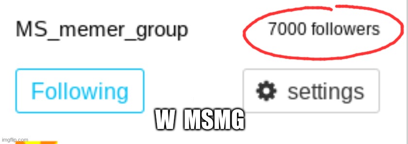 W Msmg :) | W  MSMG | image tagged in win,msmg,oh sh | made w/ Imgflip meme maker