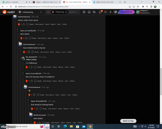 i love reddit | made w/ Imgflip meme maker